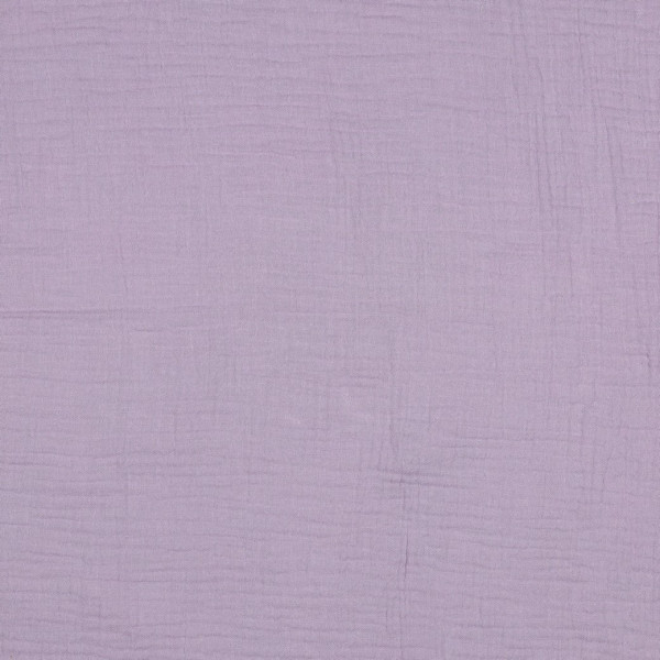 Baumwolle | double gauze/Musselin | Uni | dunkel lila