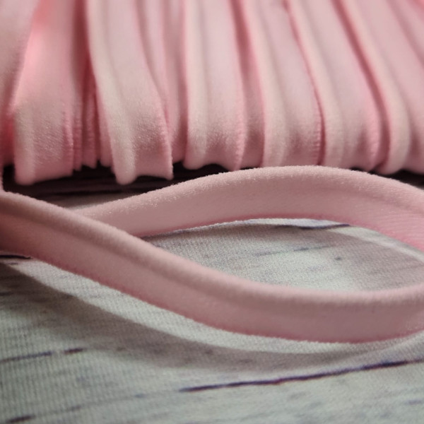 elastisches Paspelband | rosa | 1cm