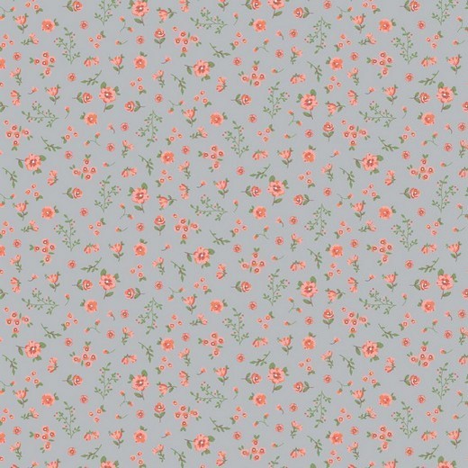 Baumwolle | bedruckt | POPLIN SWEET | grau