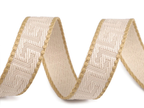Gurtband | 25mm | BOHO | creme