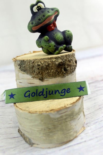 Applikation | Label | Goldjunge | grün