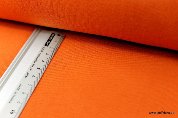 Sweat | Uni | orange | 100 % Baumwolle