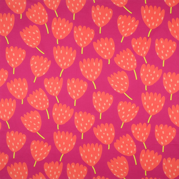 Baumwolle | bedruckt | Nerida Hansen | Tulips | hell pink