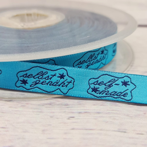 Webband | selbst genäht | türkis
