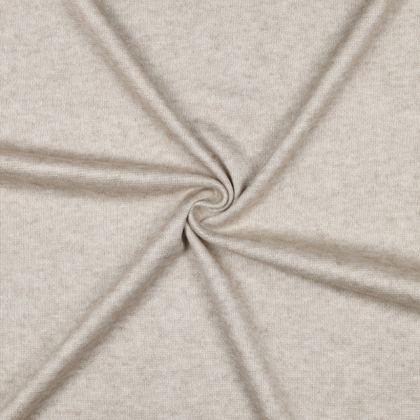 Viskose - Strick | beige | meliert
