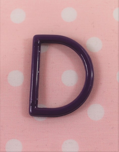 D-Ring | 30 mm | Kunststoff | lila