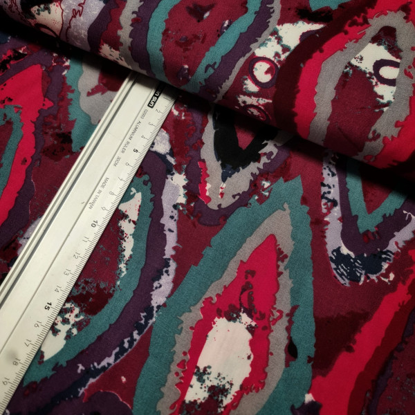 Viskose | bedruckt | shabby | bunt