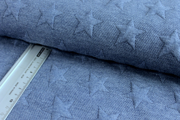 Waffle/Stepper/Quilt | quilted stars | indigo