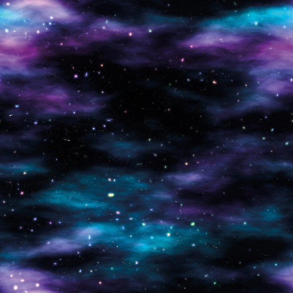 Softshell | bedruckt | universe | dunkelblau/violett
