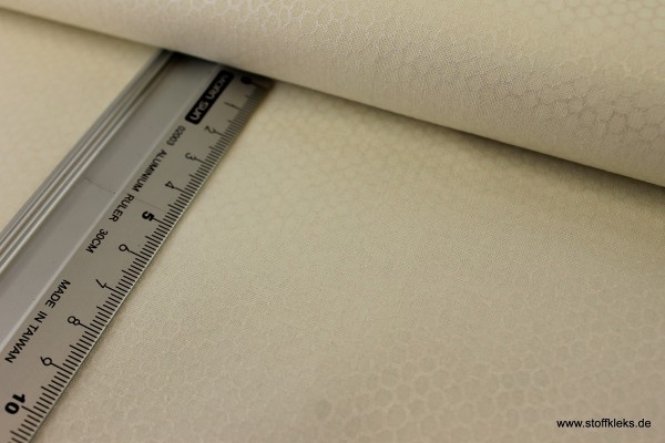 Baumwolle | bedruckt | Schimmer | Creme
