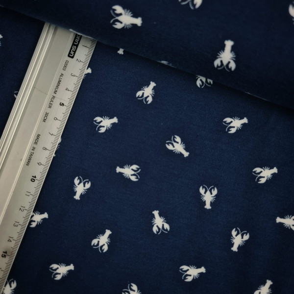 Jersey | bedruckt | Hummer | dunkelblau