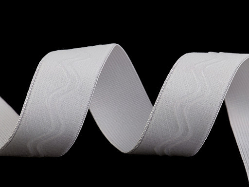 Gummiband | mit Silikon | weiß