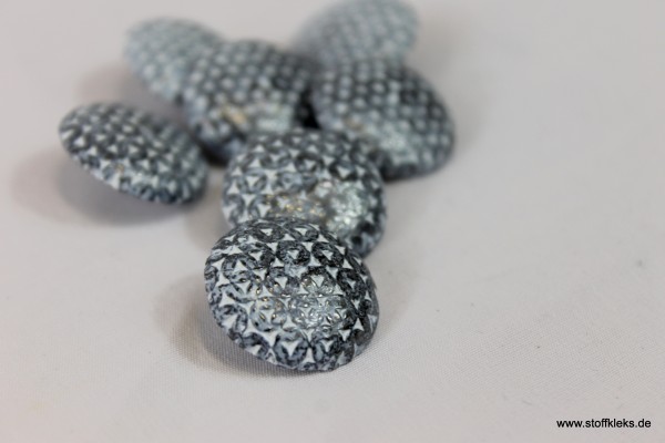 5 hübsche Metallknöpfe mit Öse | ca 2cm