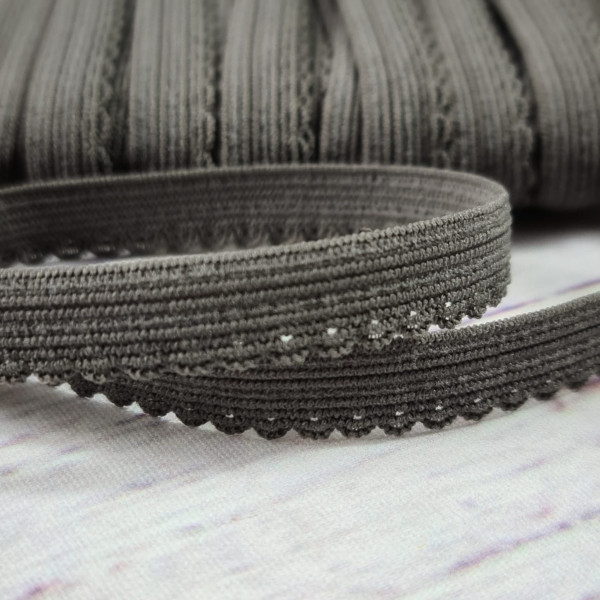 Gummiband | 10mm | grau