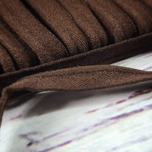 elastisches Paspelband | braun | 1cm