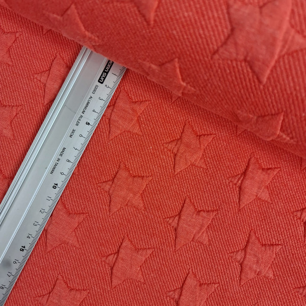 Quiltsweat | quilted stars | orange melange