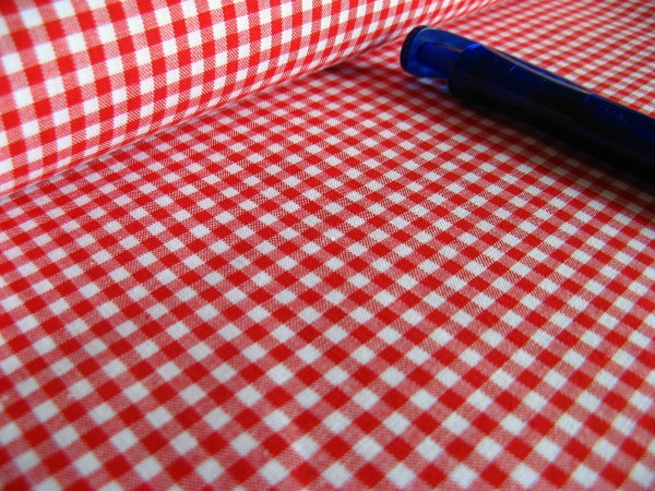 Baumwolle | Vichy | 3mm | rot/weiß