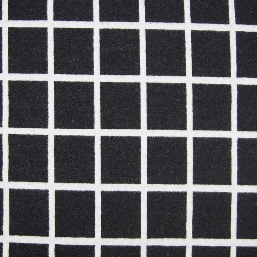 Jacquard check | schwarz/weiss