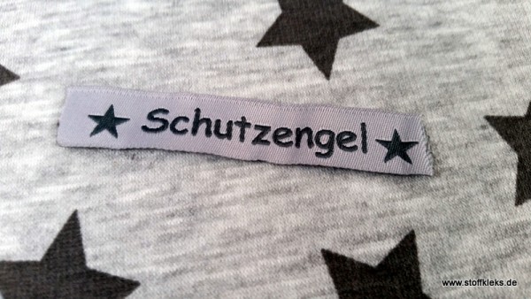 Applikation | Label | Schutzengel | grau