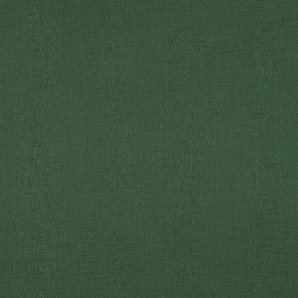 Baumwolle | double gauze/Musselin | Uni | dunkelgrün