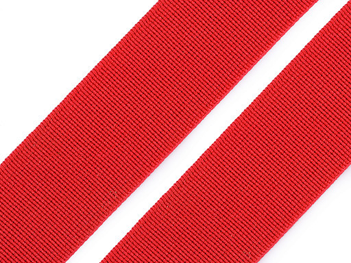 Gummiband | 25mm | weich | rot