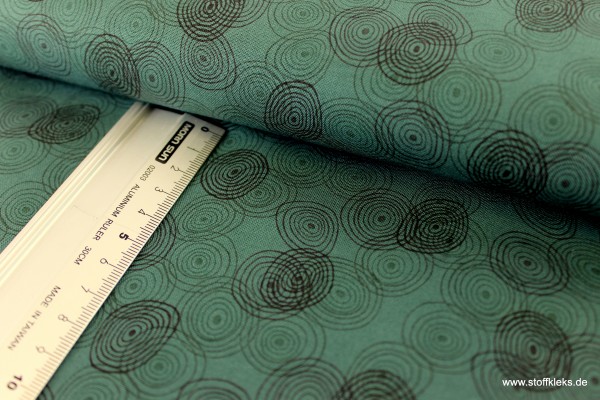 Baumwolle | bedruckt | stoffabrics | Kyoto Collection #MCS 15-055 | tannengrün