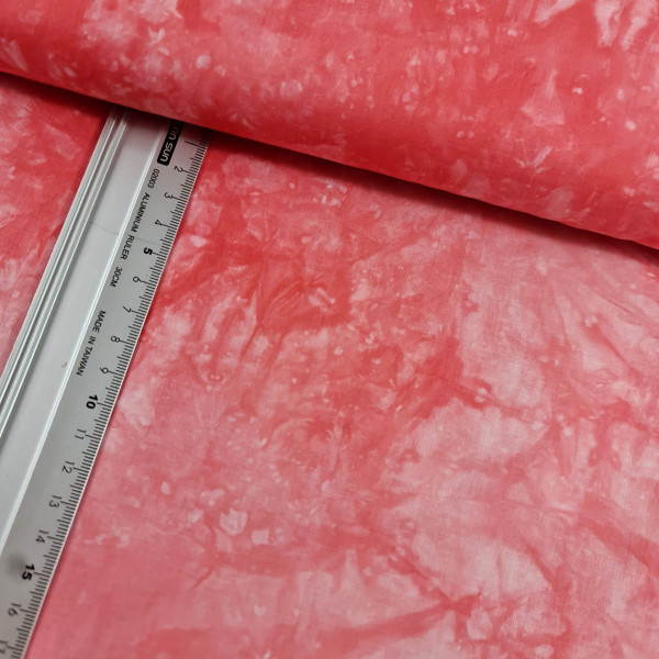 Baumwolle | bedruckt | Batik | coralle