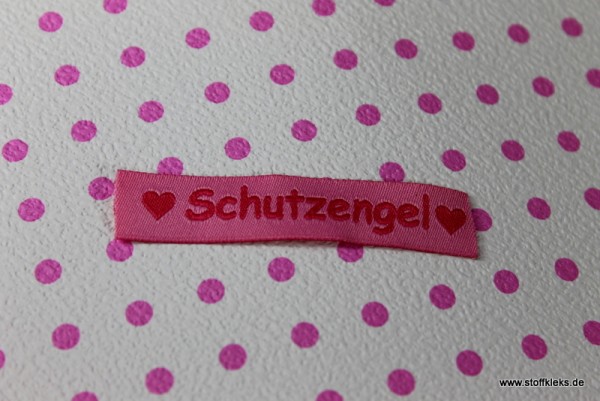 Applikation | Label | Schutzengel | rosa