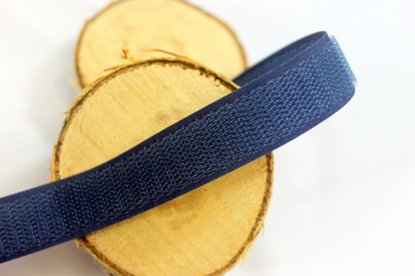 Hakenband | Klettband | 2 cm | rauchblau