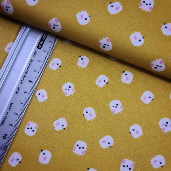 Baumwolle | bedruckt | Paintbrush Studio Fabrics | sweeties | gelb