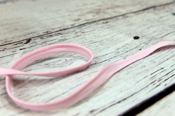 elastisches Paspelband | rosa | 1cm