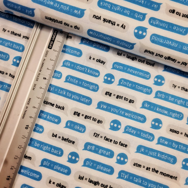 Baumwolle | bedruckt | Windham Fabrics | SMS | weiß/bunt