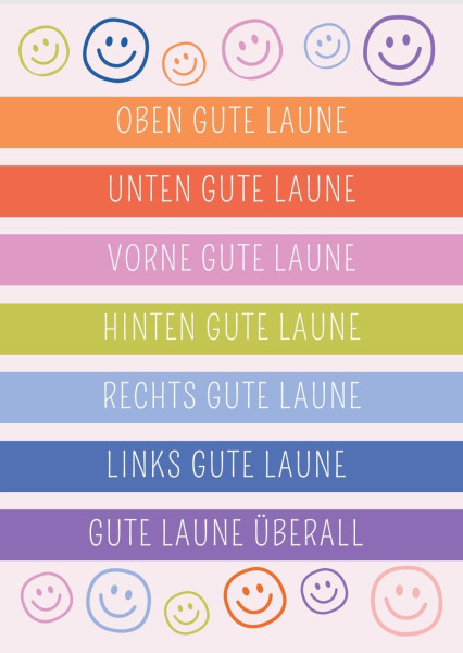 Postkarte "Gute Laune"