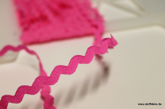 Zackenlitze | Uni | 5mm | pink