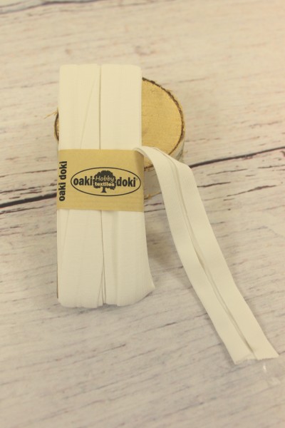 Bias Jersey Schrägband/Einfassband | 40 / 20mm | 3m | Nr. 310 | creme